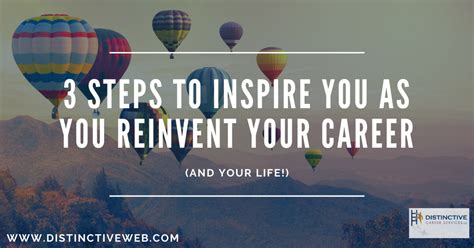 3 Inspiring Steps To Reinvent Your Career Distinctive Career Services