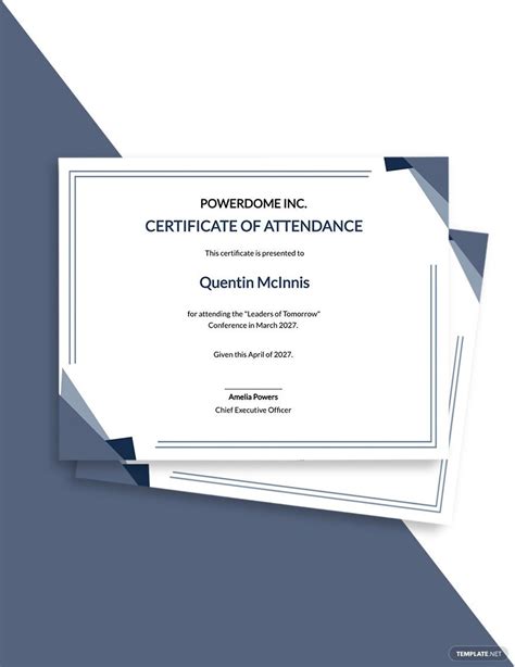 Certificate Of Attendance Fillable Printable Pdf Forms Earnca Com