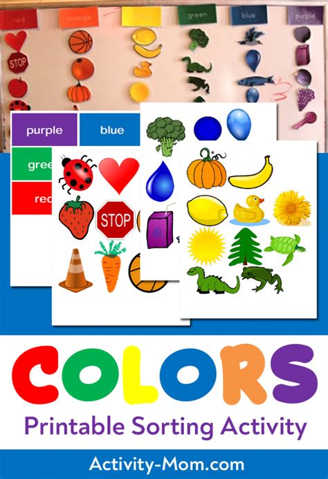 Color Sorting Worksheets