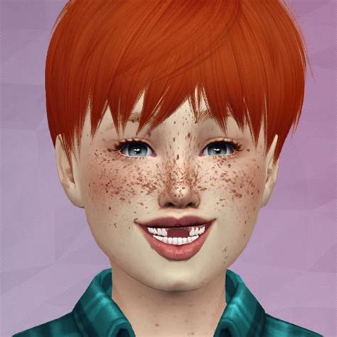 3d Realistic Teeth Child Version 4 Models Hq Sims 4 Sims 4 Cc