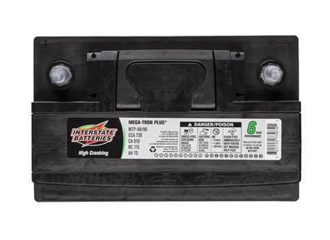 Interstate Mega Tron Plus Mtp 48h6 Car Battery Prices Consumer Reports
