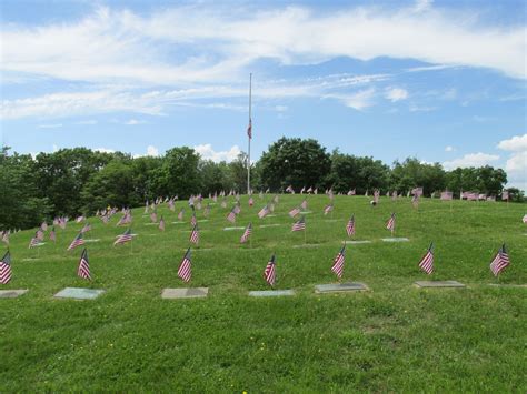 Veterans section of Beaver Falls Cemetery. (Memorial Day, 2016
