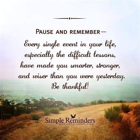 Pause And Remember— Every Single Event In Your Life Especially The