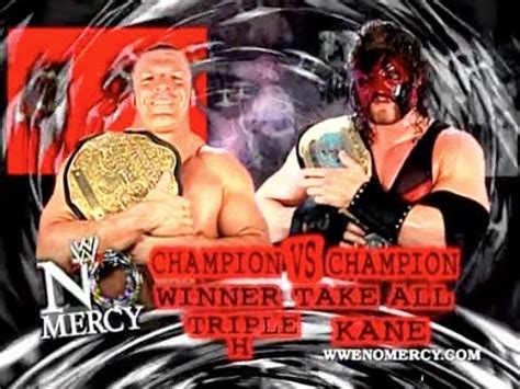 Wwe hall of famer mr. WWE No Mercy 2002: Triple H vs Kane (FULL MATCH) - YouTube