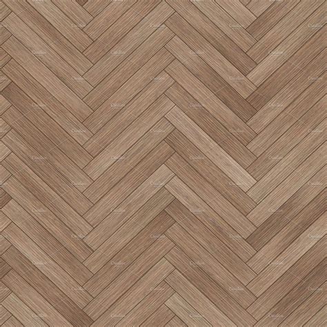 Seamless Wood Parquet Texture Herringbone Brown Wood Floor Texture