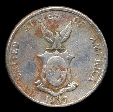 Philippines 5 Centavos 1937 Golden Rule Enterprises Coins