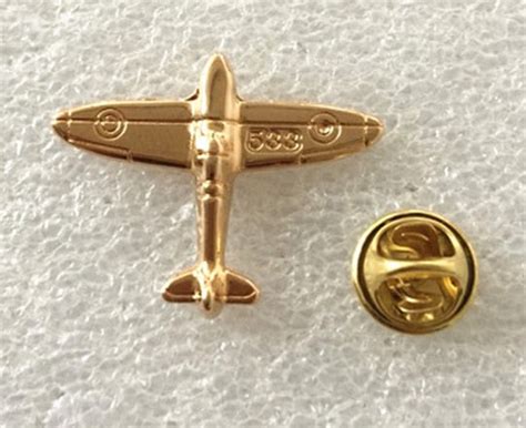 Gold Air Plane Lapel Pin Legacy Lapels