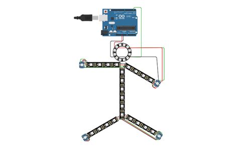 Circuit Design Neopixel Test 1 Tinkercad