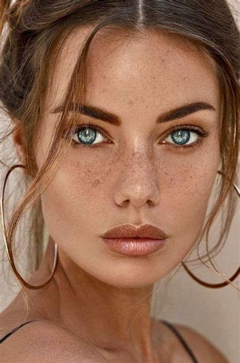 Girls Want It All Freckles Makeup Beauty Photography Beautiful Eyes