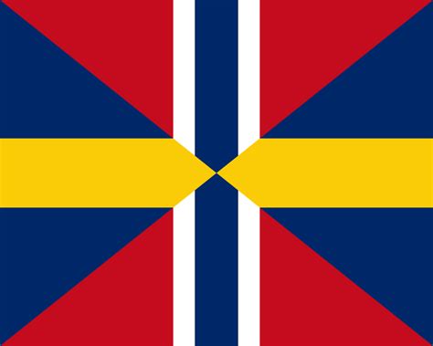 The Union Jack Of The Swedennorway Union 1814 1905 Vexillology