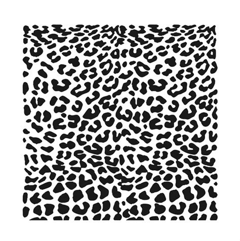 Printable Leopard Print Stencil