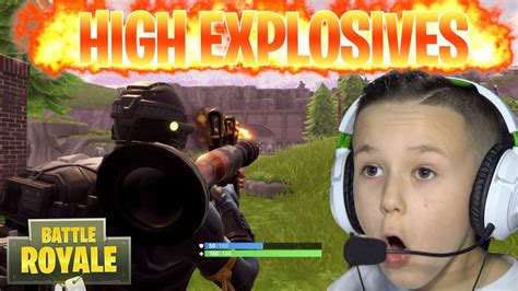 New Fortnite High Explosives Game Mode Youtube