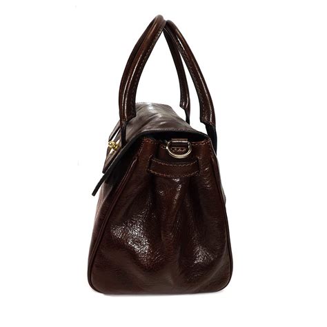 Gianni Conti Medium Flap Over Bag Style 9404060 Coxs Leather Shop