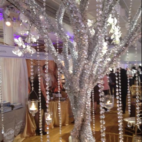 Crystal Tree Crystal Tree Winter Wedding Centerpieces Tree Wedding