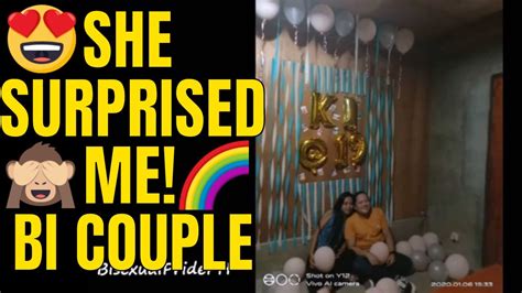 She Surprise Me Bisexual Couple Youtube