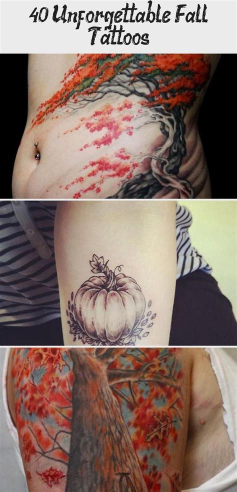 40 Unforgettable Fall Tattoos Tattoo Blog Tattoo Sleeve Men Sleeve