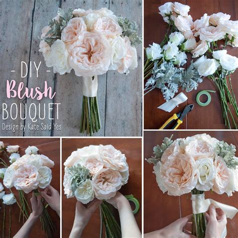 Licker Diy Diy Wedding Bouquet Real Flowers