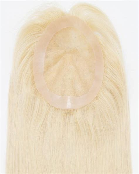 Real Hair Topper Blonde 130 Density Base 7x9 Laylahair