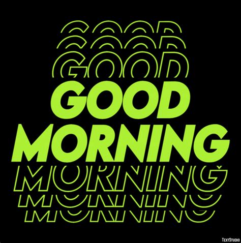 Good Morning Text Effect And Logo Design Event