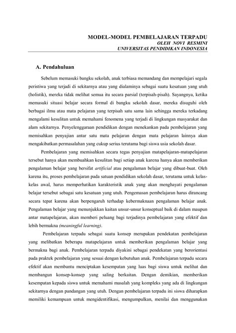 40+ Contoh Rpp Pembelajaran Terpadu Gif ~ HALLO PENDIDIKAN