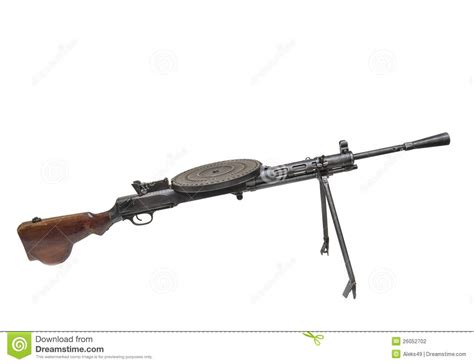 Degtyaryov S Machine Gun Of The Sample 1927 Year Stock Photo Image Of