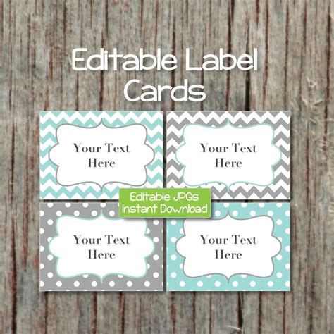 These popular, free baby shower favor tags allow you to customize them with your baby shower information. Name Tags Editable Labels Cards JPG File Printable Baby Shower | Editable labels, Party names, Cards