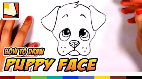 How To Draw A Cute Puppy Face Step By Step Art For Kids