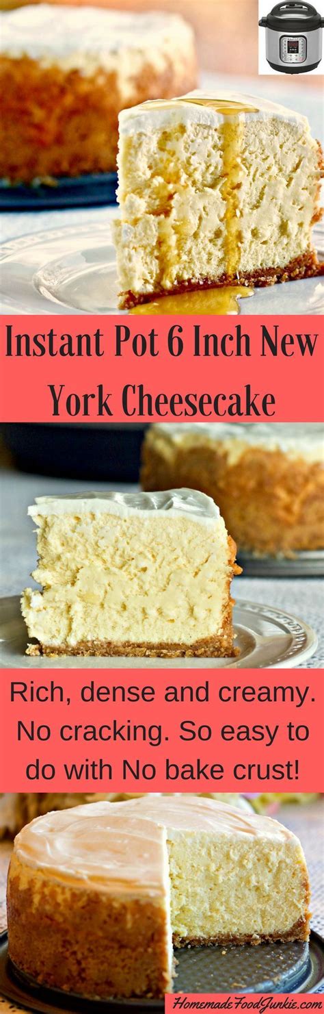 Instead, i began using cake batter from my cupcake recipes. Instant Pot 6 Inch New York Cheesecake is Rich, thick and ...