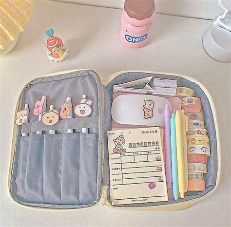 普遍的に₁ ⠀⠀ ⠀108 Cute School Supplies Kawaii School Supplies Cute