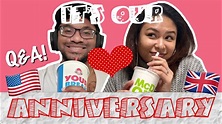 Celebrating our Anniversary 4,000 MILES APART | Get to know us Q&A ...