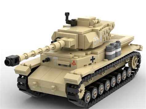 Lego Moc Panzer Iv Ausf G Tank By Gunsofbrickston Rebrickable Build
