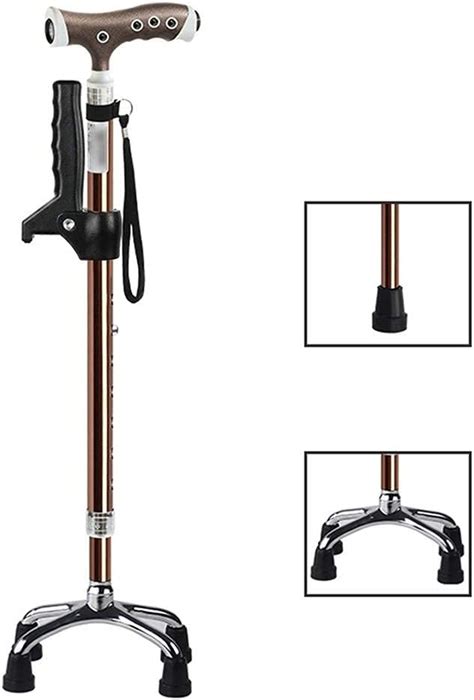 Walking Canes For Seniors Lightweight Walking Cane With 4 Prong Base