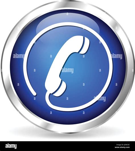 Telephone Phone Blue Call Colour Contact Icon Color Buttons