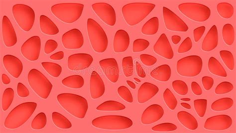 Abstract Voronoi Blocks Cell Pattern 3d Geometric Vector Background