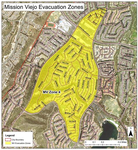 Detailed Evacuation Zone Maps Are Available For All Of Mission Viejo
