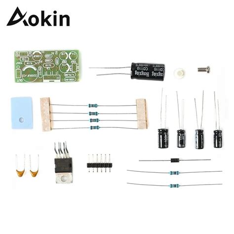 Aokin tda2030a módulo amplificador de potência de áudio eletrônico com
