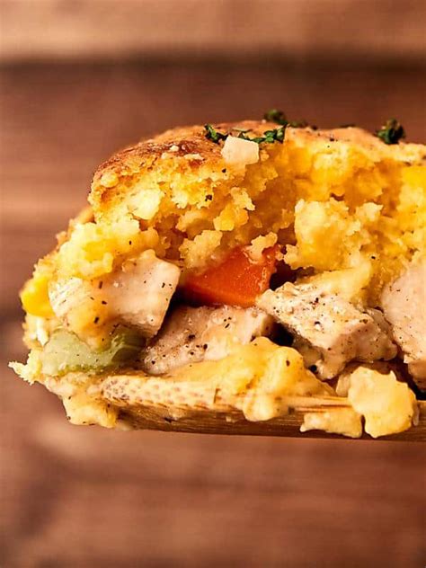 Check out these dinner recipe ideas for di. Leftover Turkey Cornbread Casserole Recipe - Thanksgiving ...