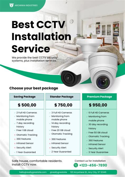 Cctv Installation Service Template Postermywall