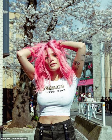 Halsey Makes A Splash In Japan As She Performs In A Leotard Then Goes