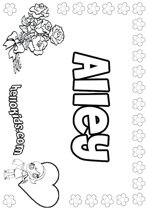 Personalized Name Coloring Pages At Free Printable