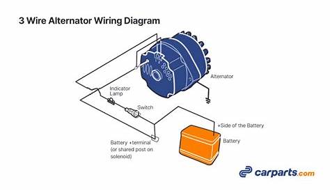 3 wire alternator schematic