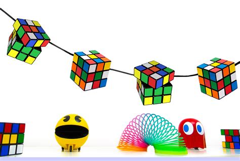 Magic Cube Decorations Make Great 80s Party Decorations Each Rubiks