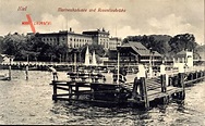 Kiel in Schleswig Holstein, Marineakademie und Reventloubrücke | xl