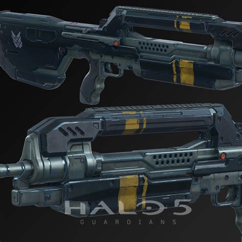 Artstation Halo 5 Battle Rifle Lores