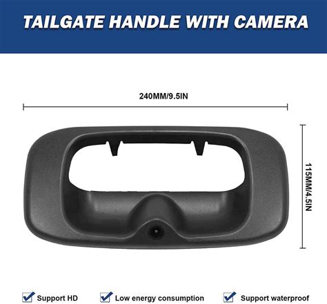 Rear Tailgate Handle Backup Camera For Chevrolet Silveradogmc Sierra