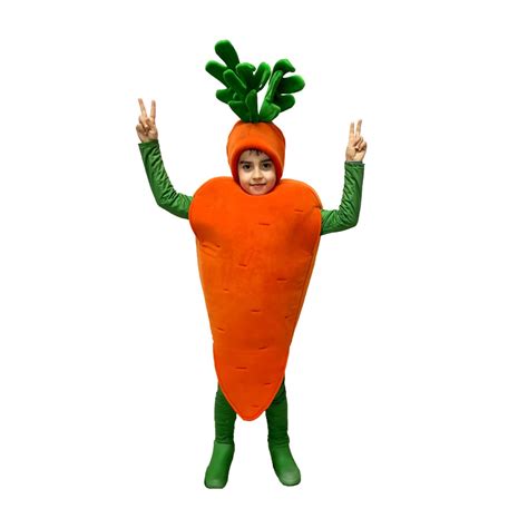 Halloween Costume Carrot Kids Size Etsy