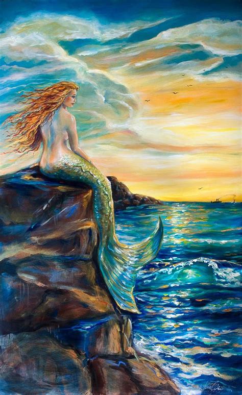 Mermaid Mermaid Painting Mermaid Art Beautiful Mermaids