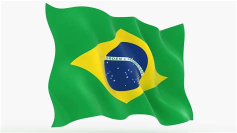 Brazil Flag Animation 3d Model Turbosquid 1614523