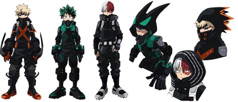 My Hero Academia World Heroes Mission Film Stealth Costumes Go Tactical