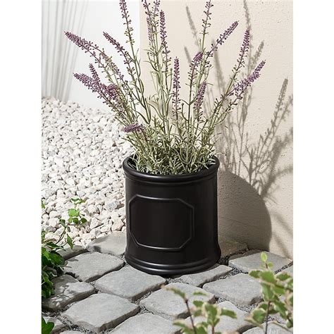 Black Heritage Planter Outdoor And Garden George At Asda